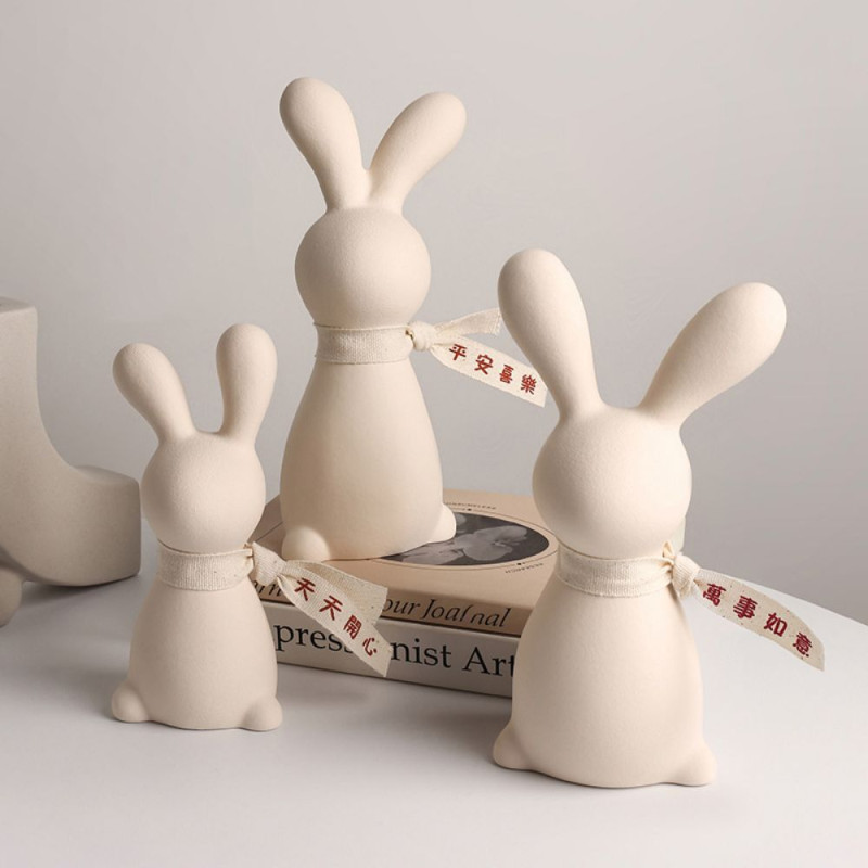 مجسمه سه تایی خرگوش