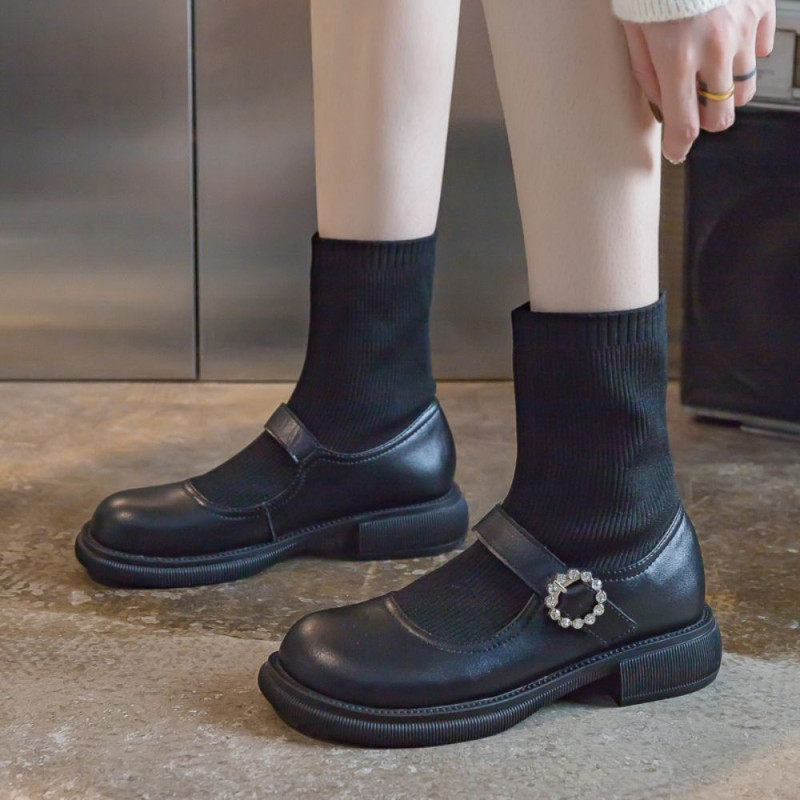 کفش چرم زنانه مدل 2895