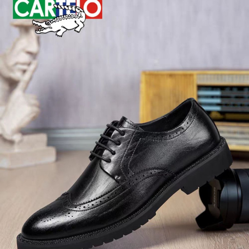 کفش چرم مردانه برند Cartelo مدل 6583