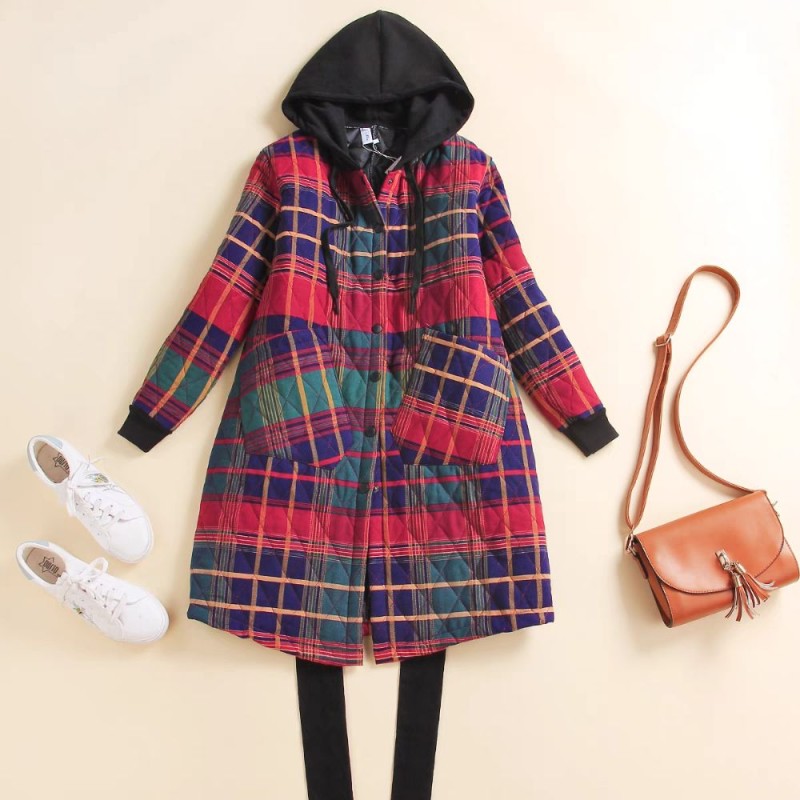 کاپشن کلاه‌دار زنانه مدل F5173